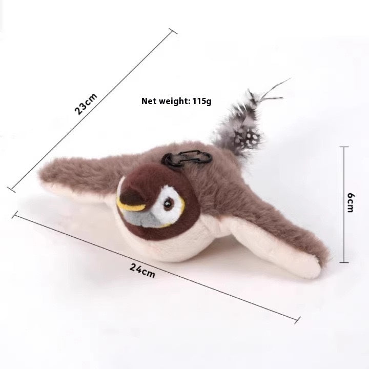 Sound Vibration-sensing Funny Smart Cat Toy