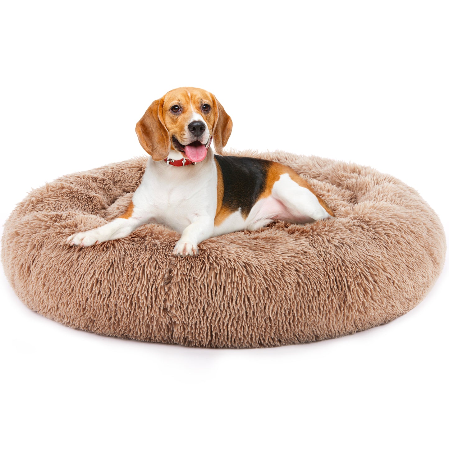 Fluffy Plush Faux Fur Cat Bed