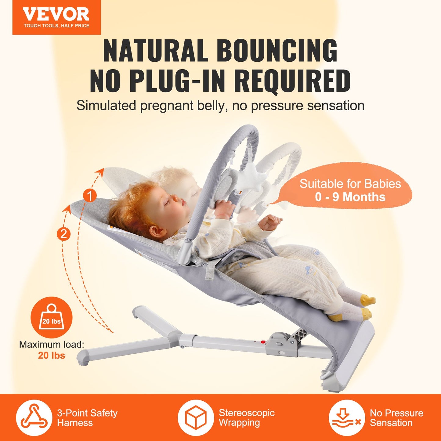 Baby Bouncer, Folding Bouncer Seat
