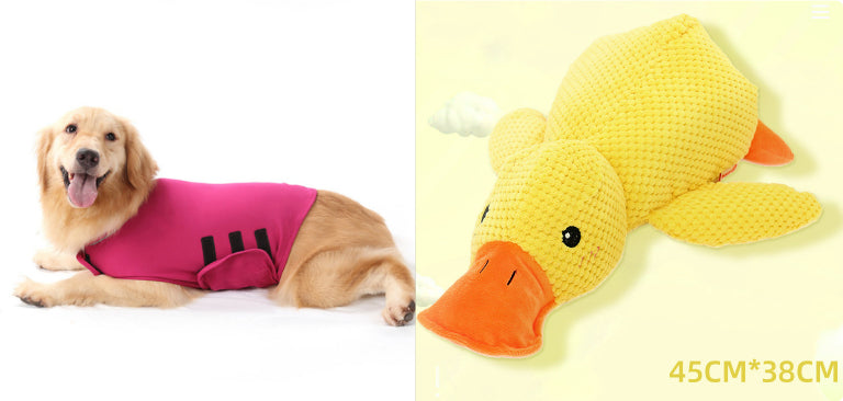Calming Quacking Duck Toy for Dogs