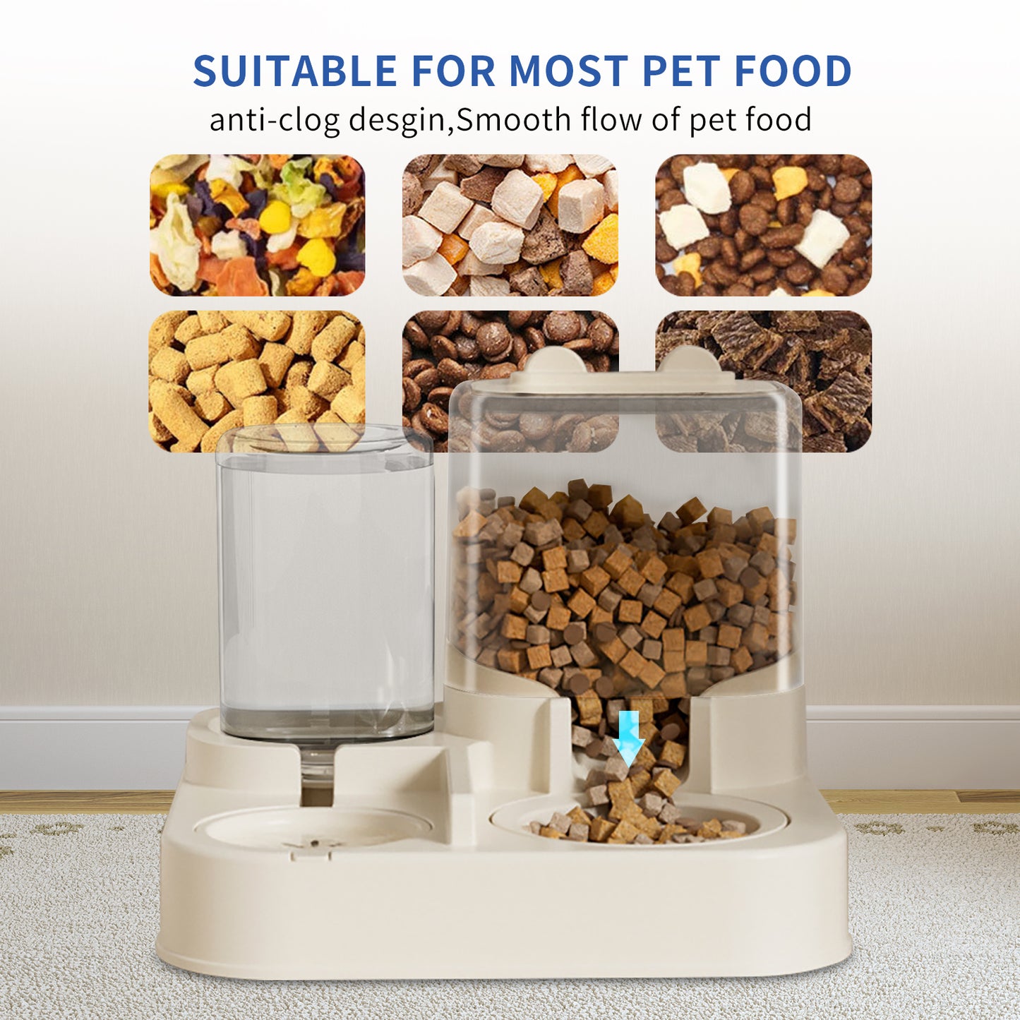 Transparent And Visible Pet Feeding