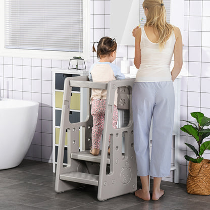 Toddler Tower with Adjustable Height