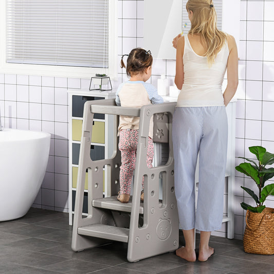 Toddler Tower with Adjustable Height