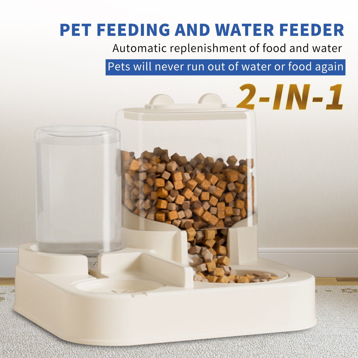 Transparent And Visible Pet Feeding