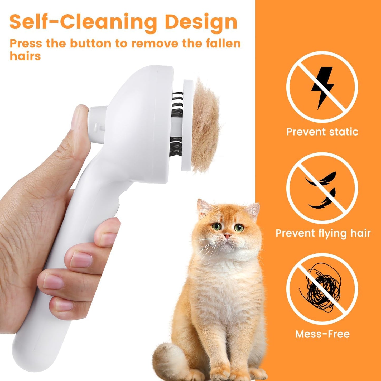 Cat Steam Brush, Pet Steam Brush